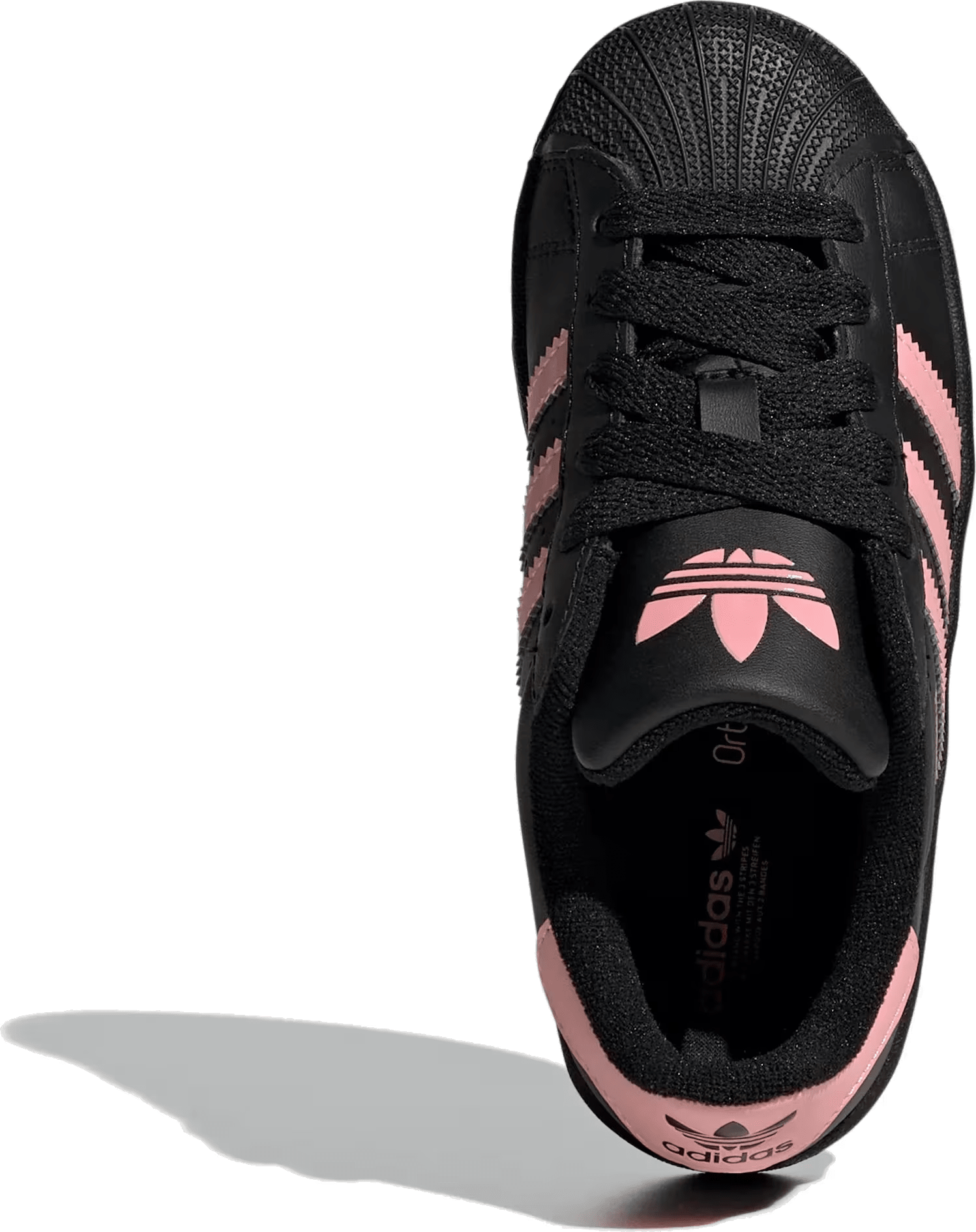 adidas Superstar II Black Glow Pink (PS)