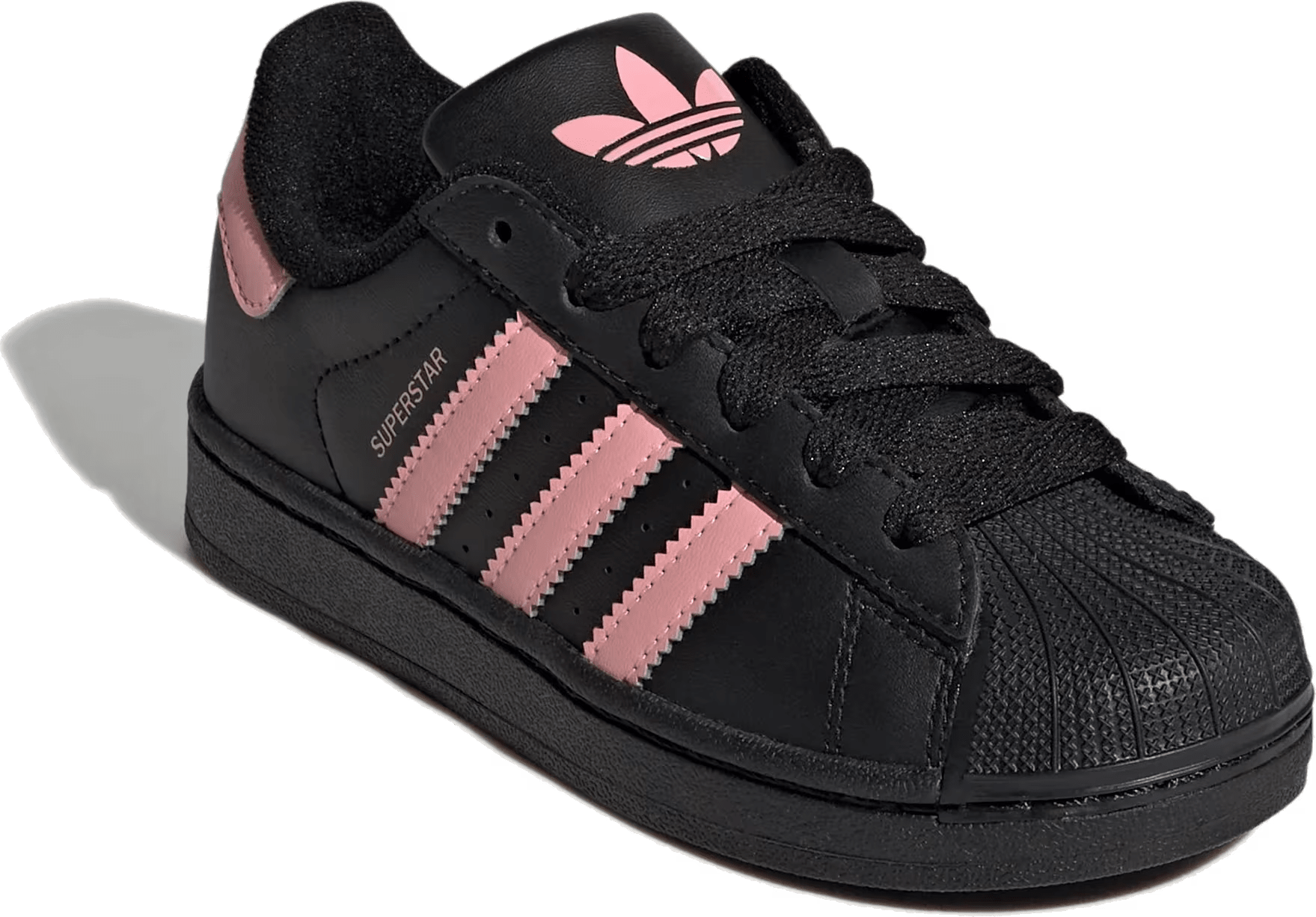 adidas Superstar II Black Glow Pink (PS)