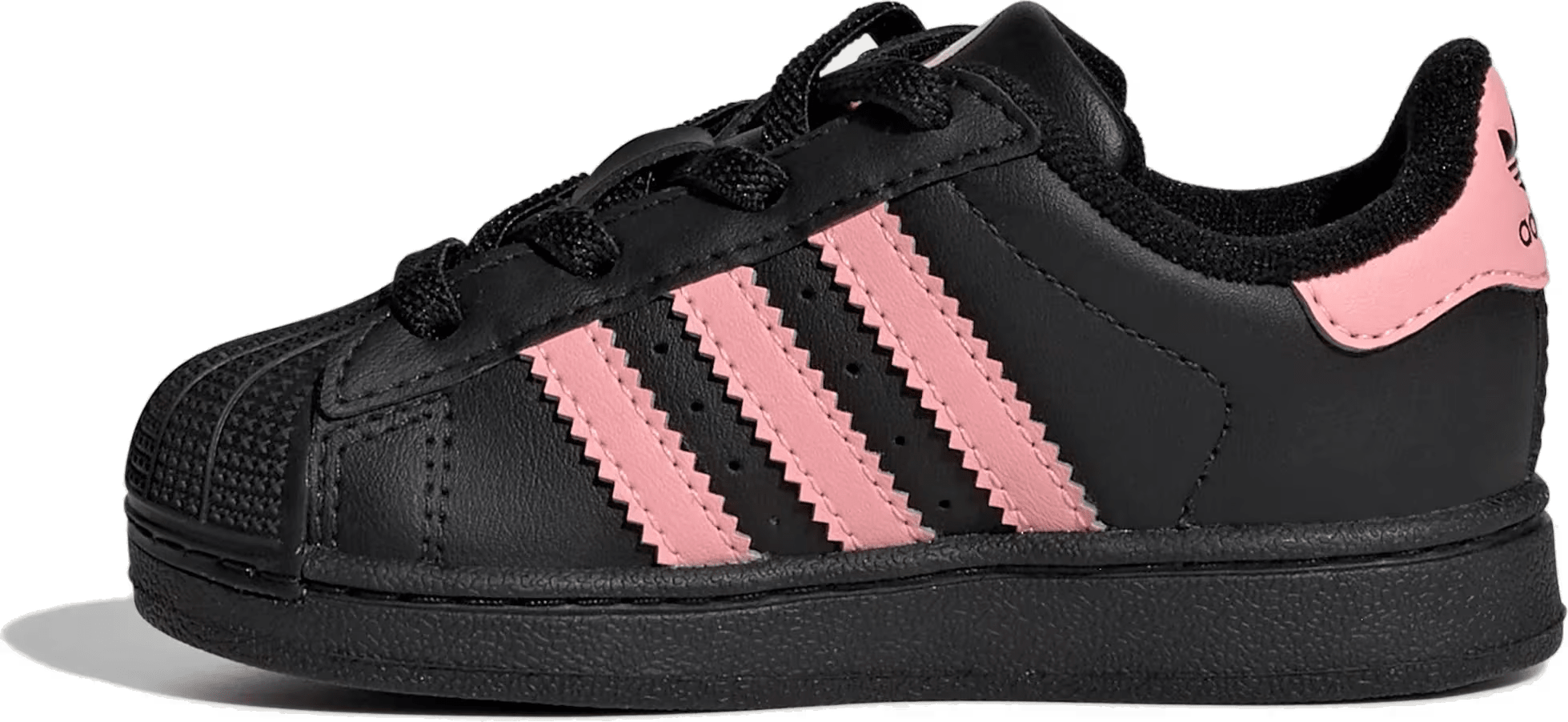 adidas Superstar II Comfort Closure Black Glow Pink (TD)
