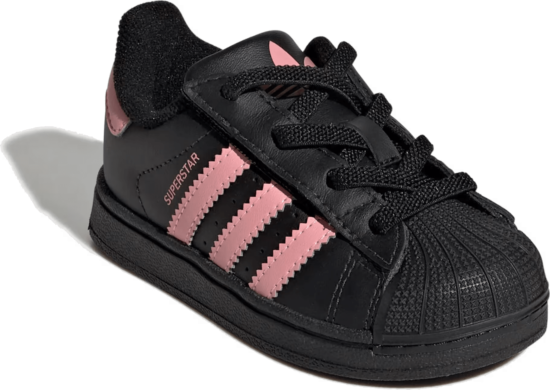 adidas Superstar II Comfort Closure Black Glow Pink (TD)