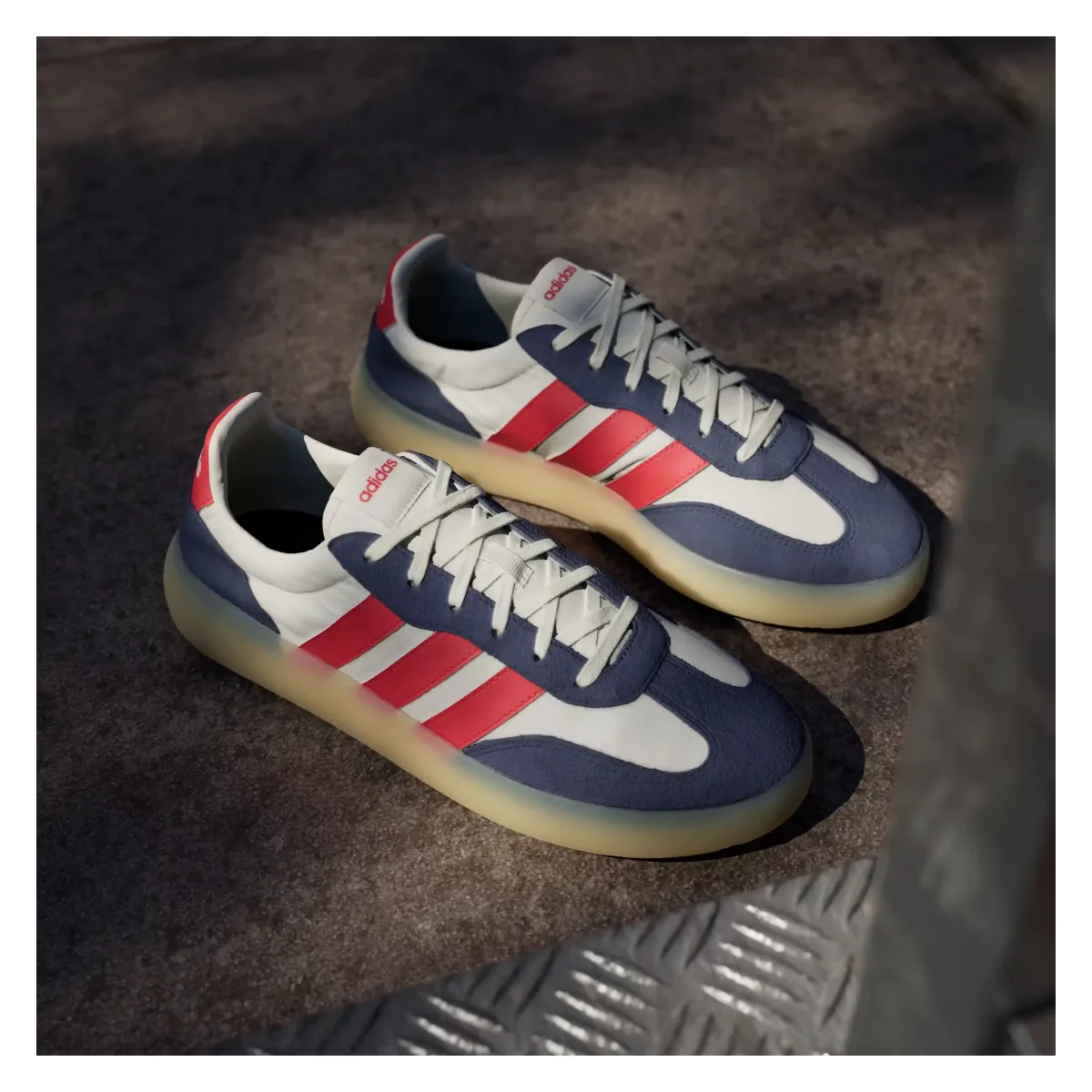 adidas Barreda Decode Off White Pure Ruby Dark Blue