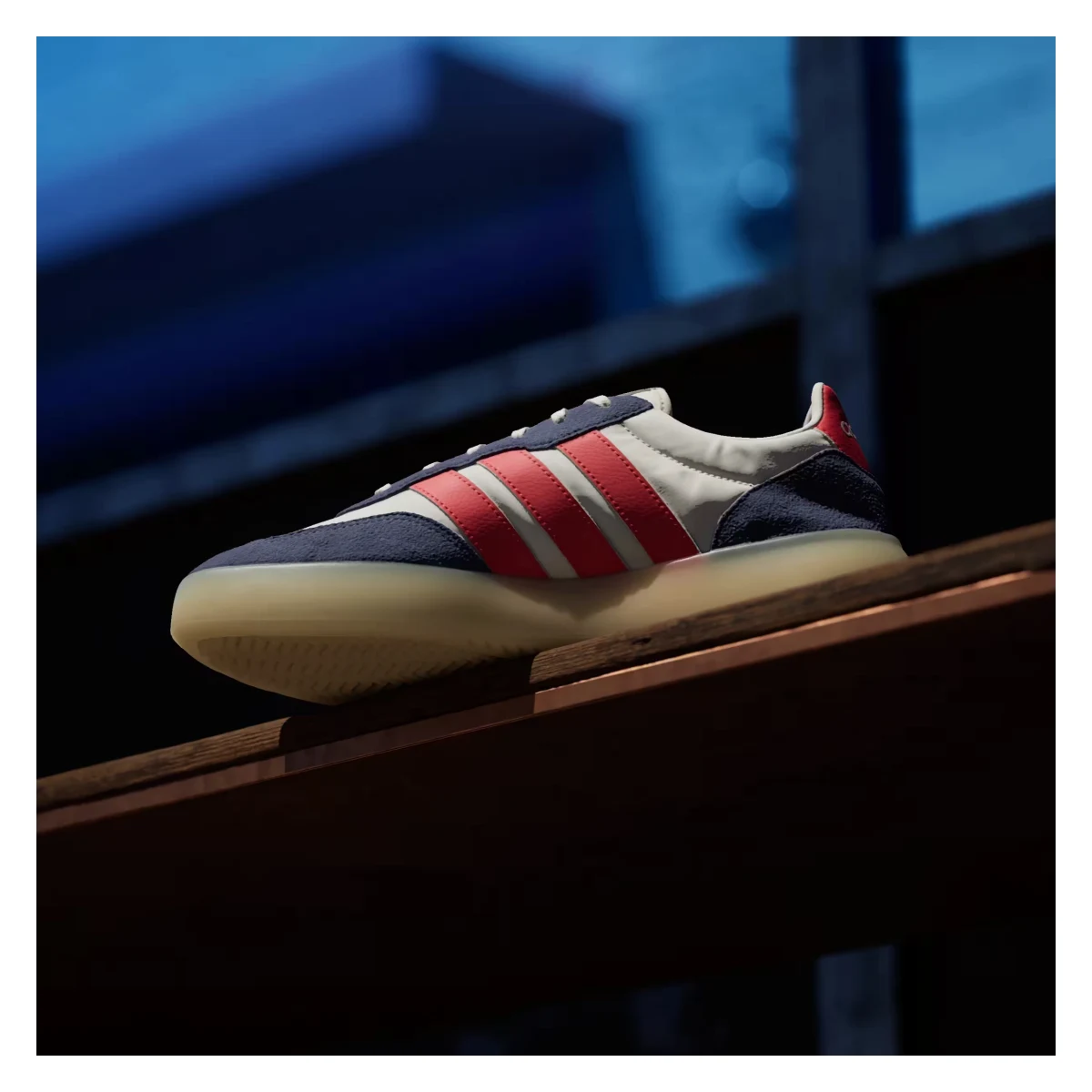adidas Barreda Decode Off White Pure Ruby Dark Blue