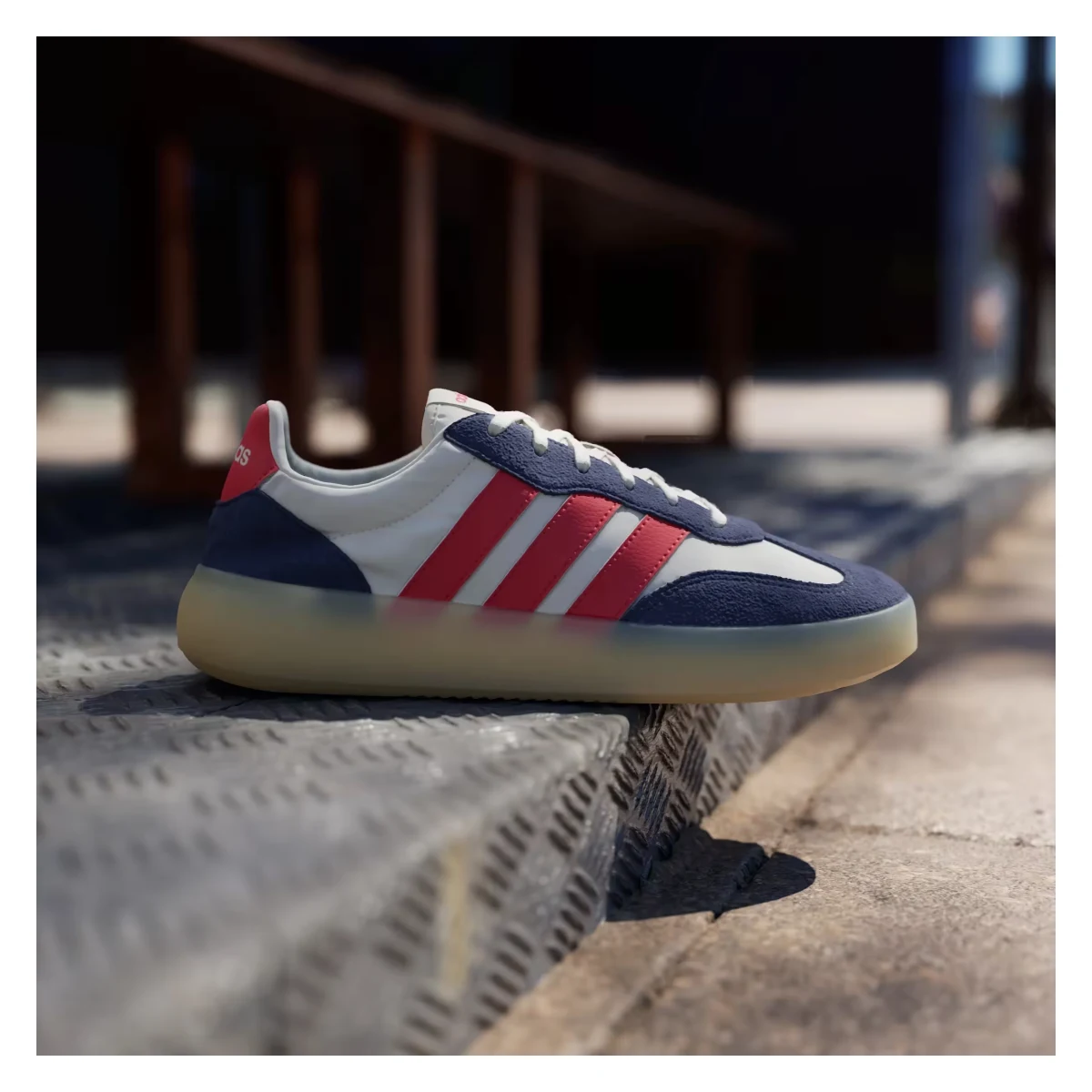 adidas Barreda Decode Off White Pure Ruby Dark Blue