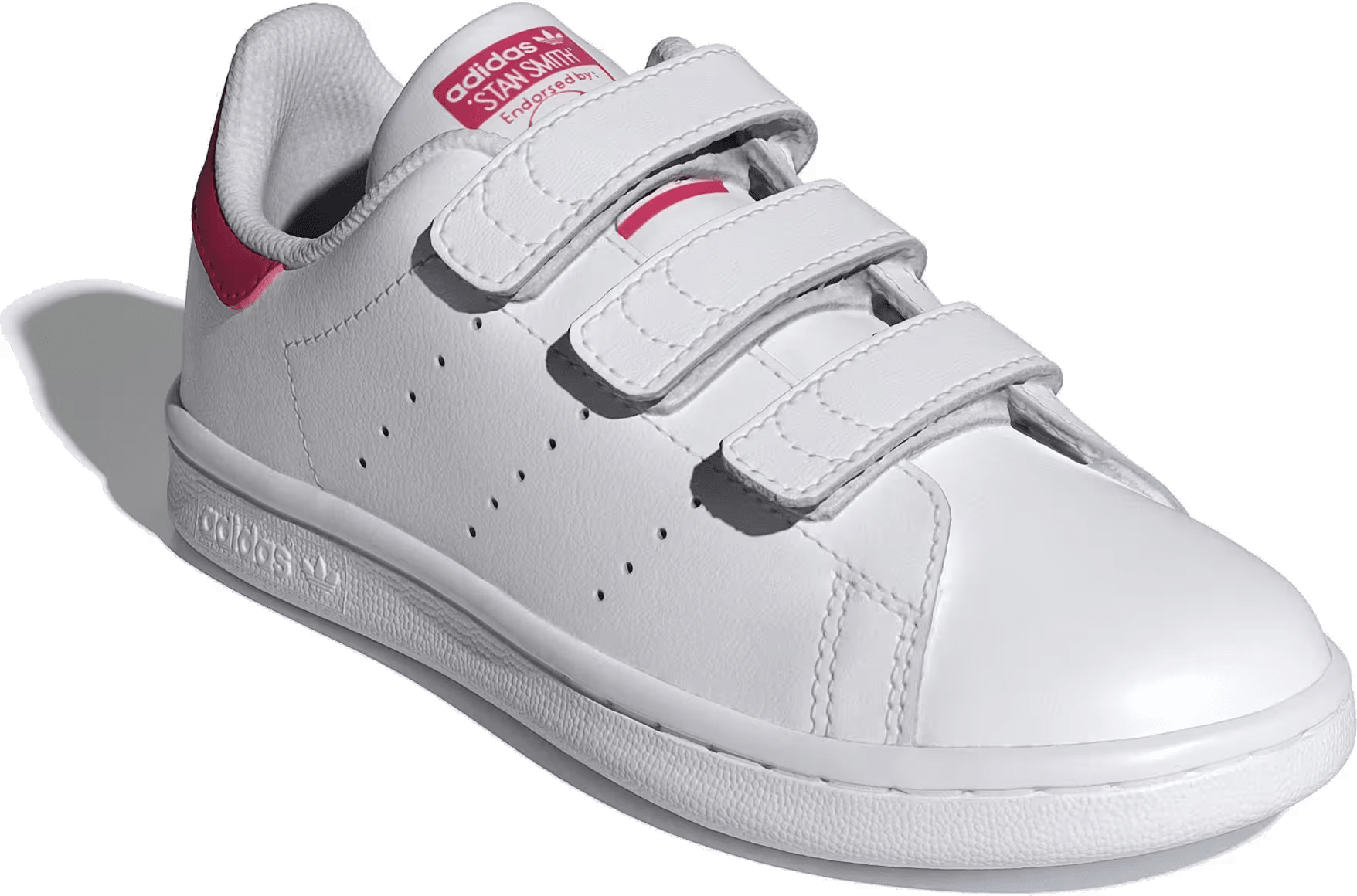 adidas Stan Smith Comfort Closure Cloud White Bold Pink (PS)