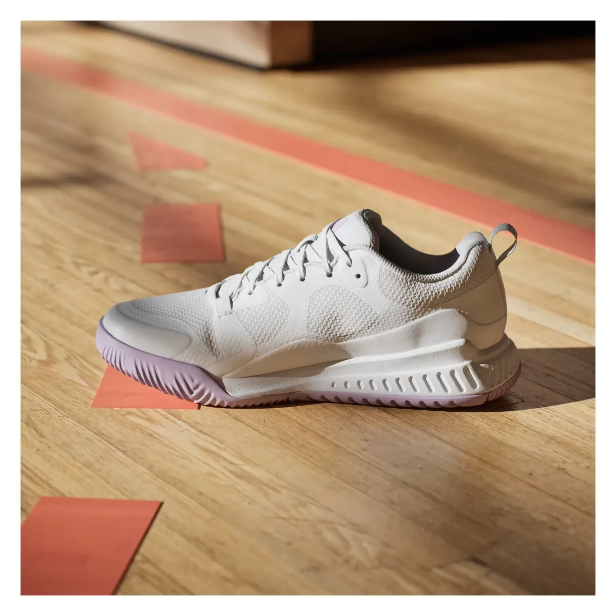 adidas Court Team Bounce 2.0 Cloud White Core Black Powder Plum (Women's)