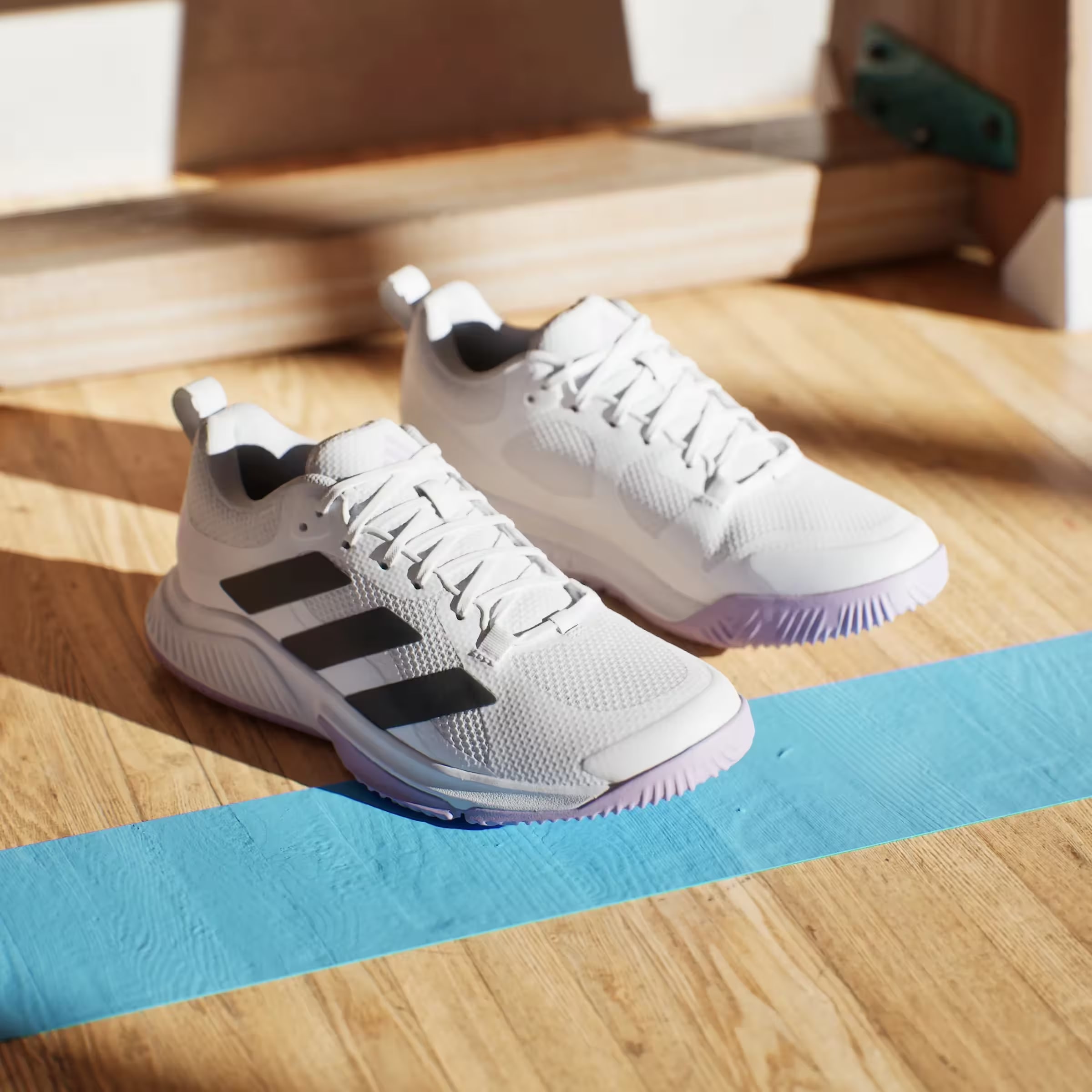adidas Court Team Bounce 2.0 Cloud White Core Black Powder Plum (Women's)