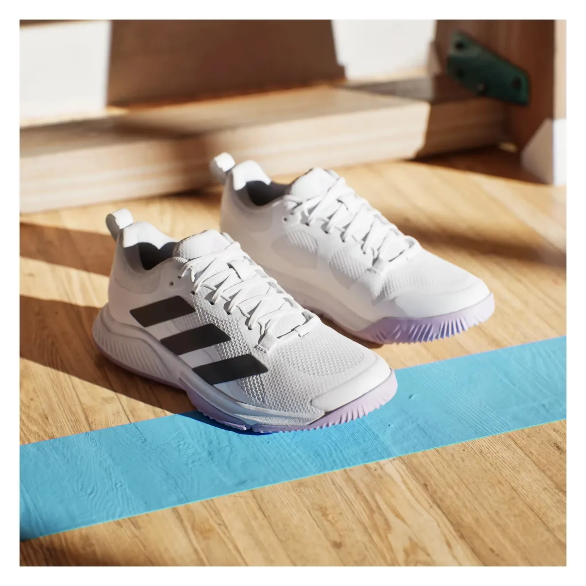 adidas Court Team Bounce 2.0 Cloud White Core Black Powder Plum (Women's)