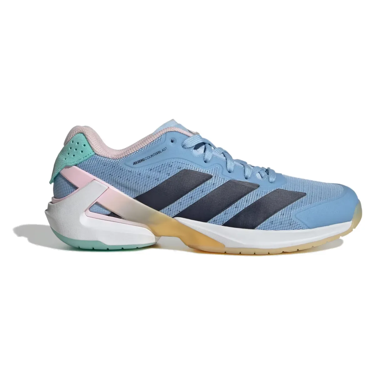 adidas Adizero Counterblast Indoor Glow Blue Shadow Navy Clear Pink (Women's)