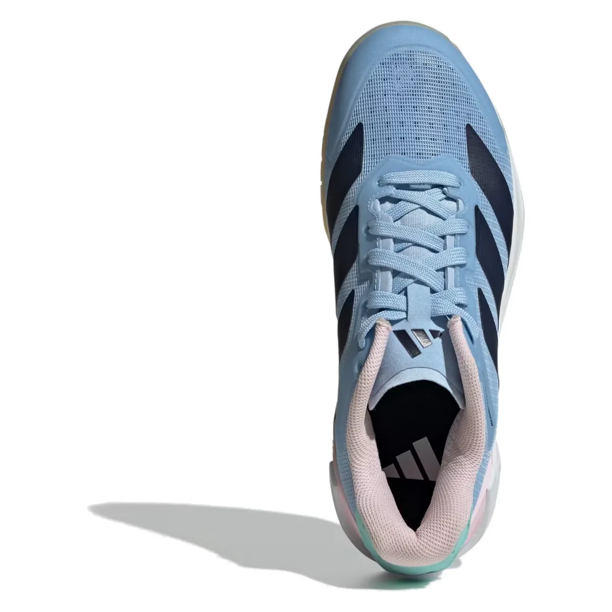 adidas Adizero Counterblast Indoor Glow Blue Shadow Navy Clear Pink (Women's)