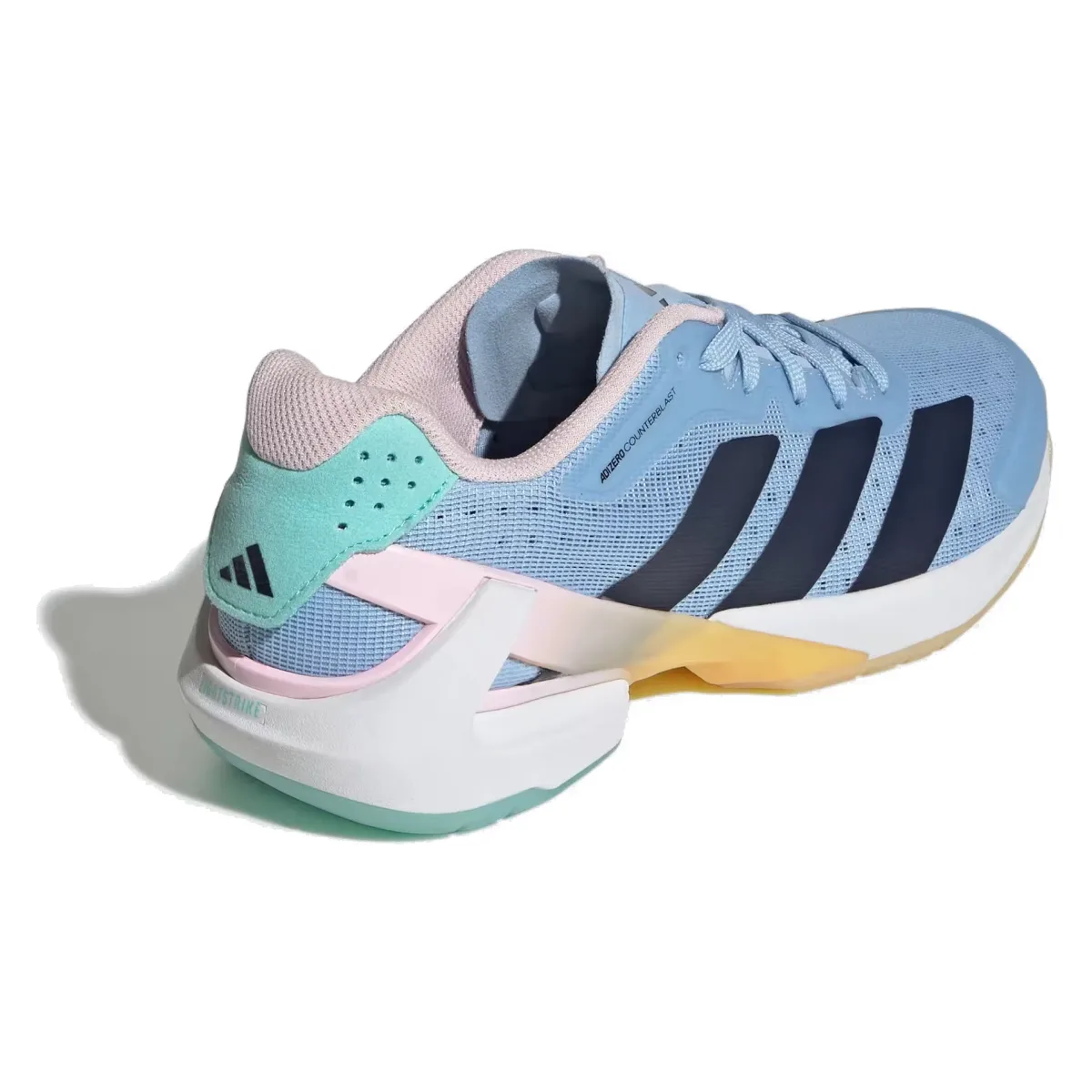 adidas Adizero Counterblast Indoor Glow Blue Shadow Navy Clear Pink (Women's)