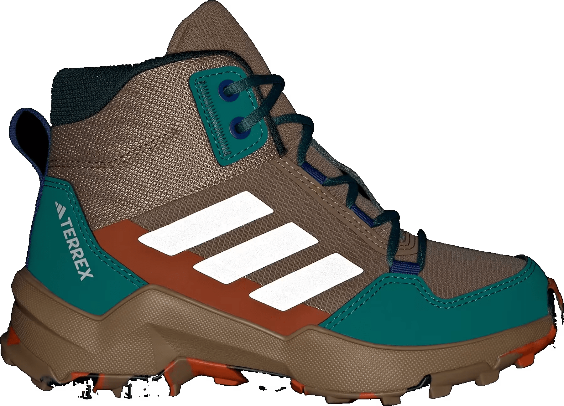 adidas Terrex AX4R Mid Cardboard Matte Silver Pure Teal (GS)