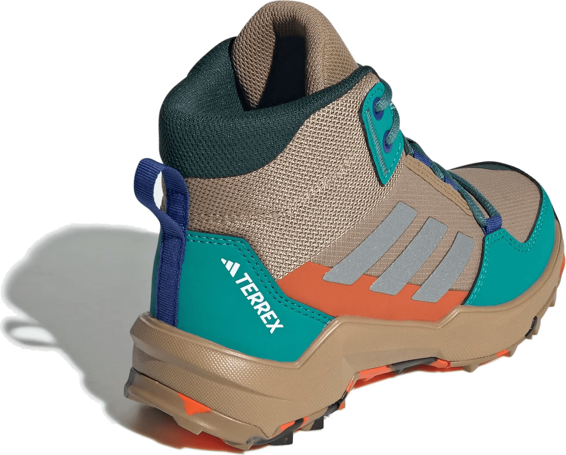 adidas Terrex AX4R Mid Cardboard Matte Silver Pure Teal (GS)