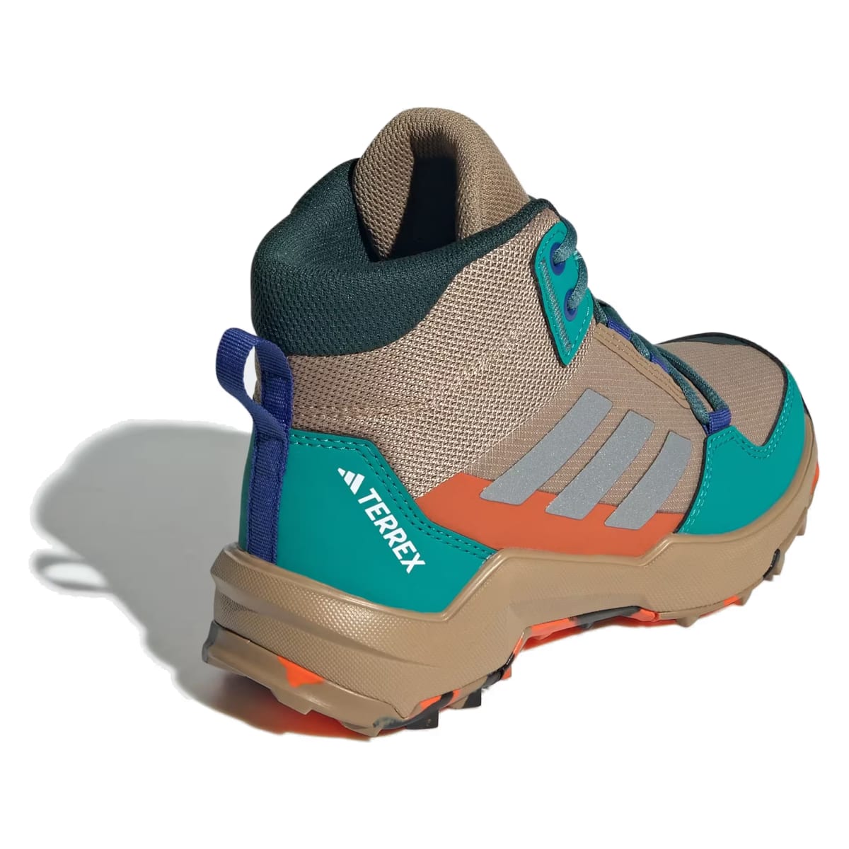 adidas Terrex AX4R Mid Cardboard Matte Silver Pure Teal (GS)