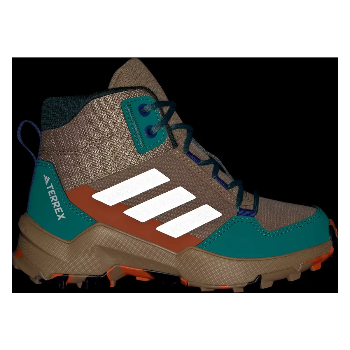adidas Terrex AX4R Mid Cardboard Matte Silver Pure Teal (GS)