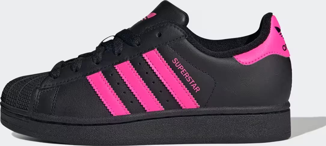 adidas Superstar II Core Black Lucid Pink (GS)