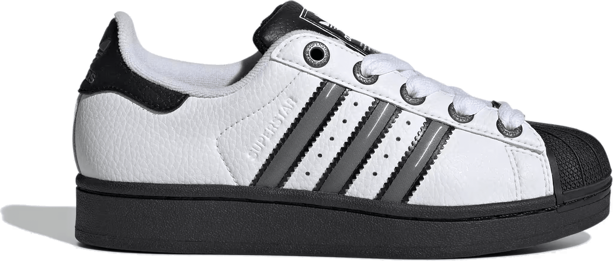 adidas Superstar II Cloud White Matte Silver Core Black (GS)