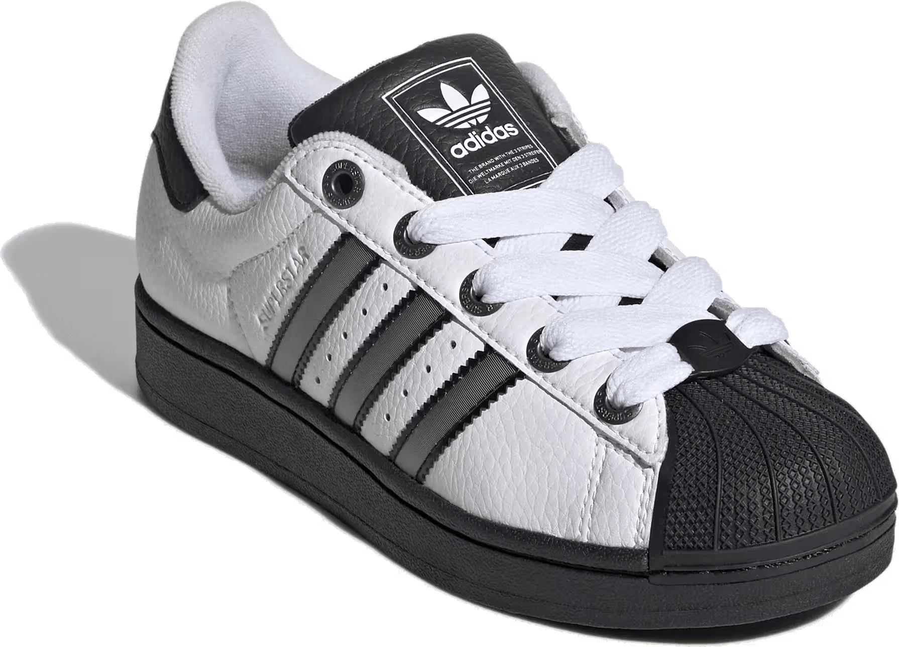 adidas Superstar II Cloud White Matte Silver Core Black (GS)