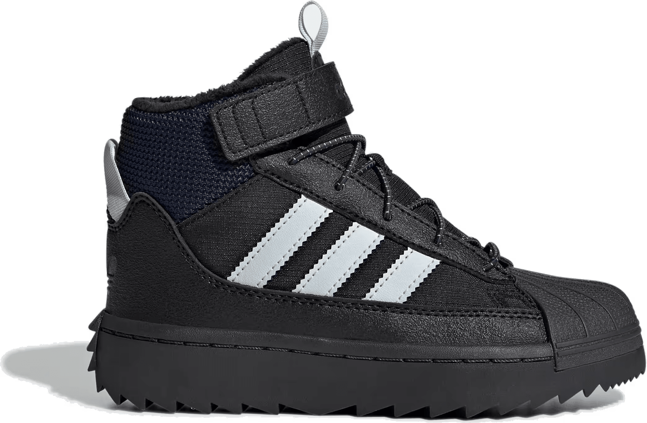 adidas Superstar Winter Trek Black Halo Blue Carbon (PS)