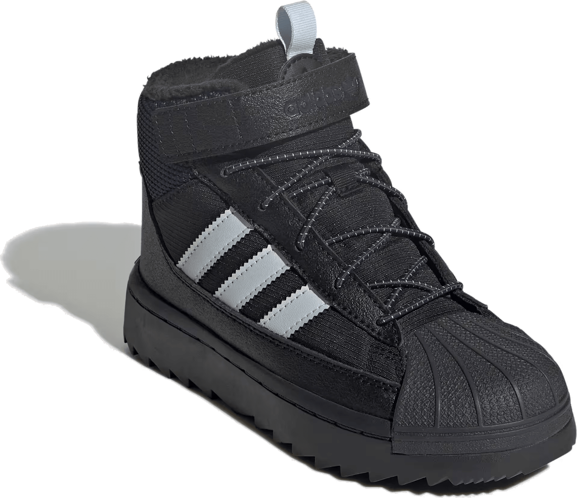 adidas Superstar Winter Trek Black Halo Blue Carbon (PS)