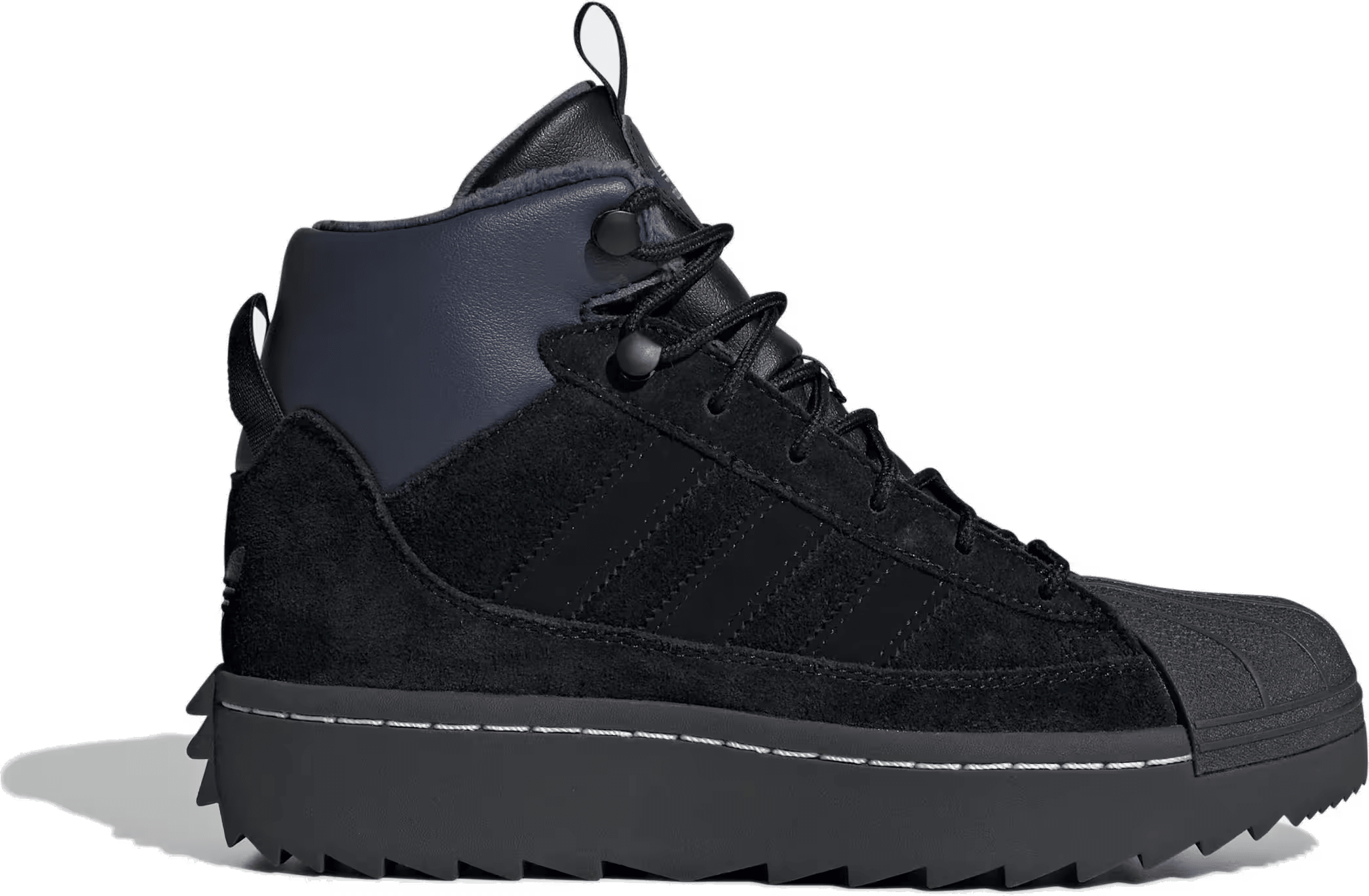 adidas Superstar Winterized Trek Core Black Carbon (GS)