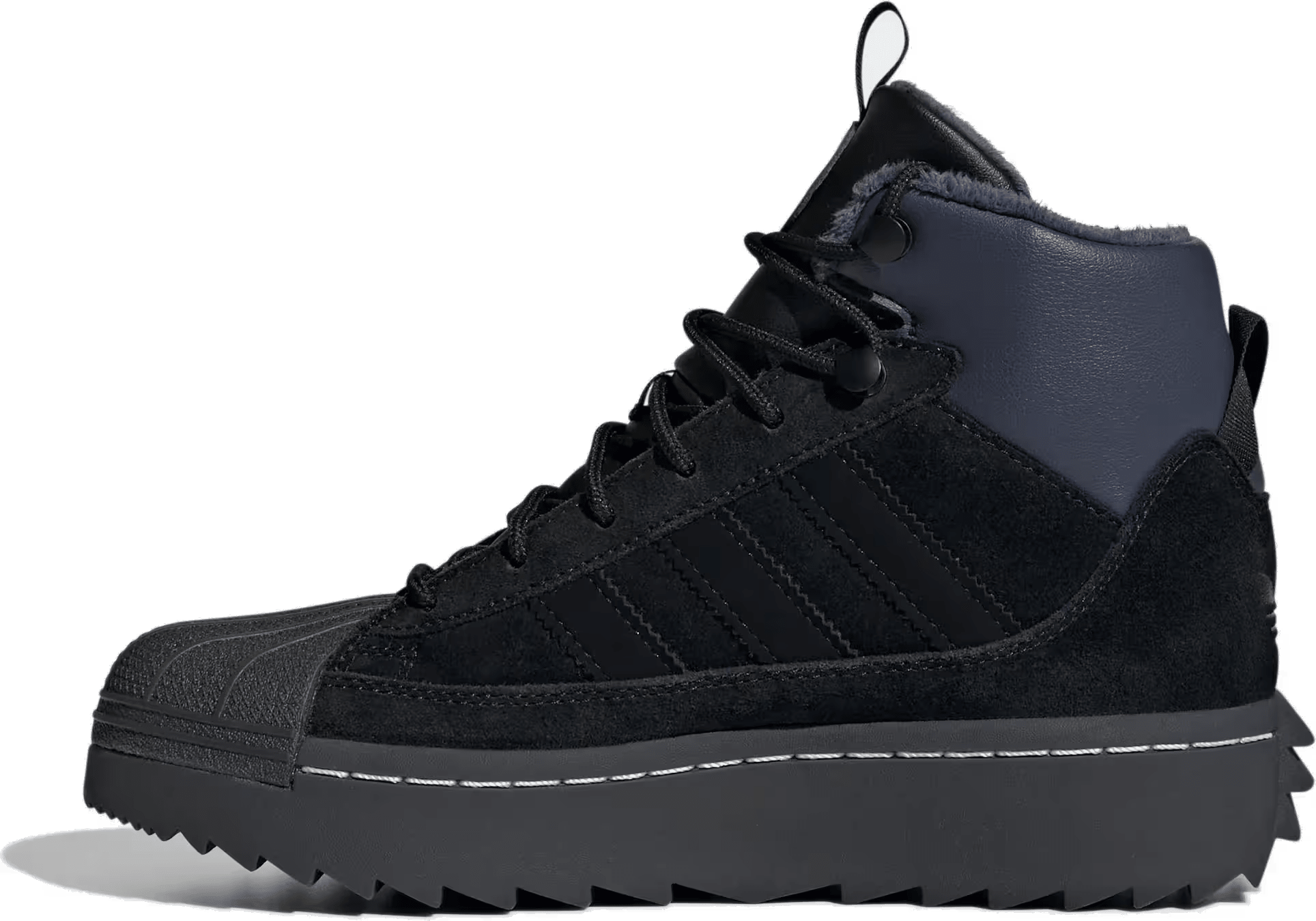adidas Superstar Winterized Trek Core Black Carbon (GS)