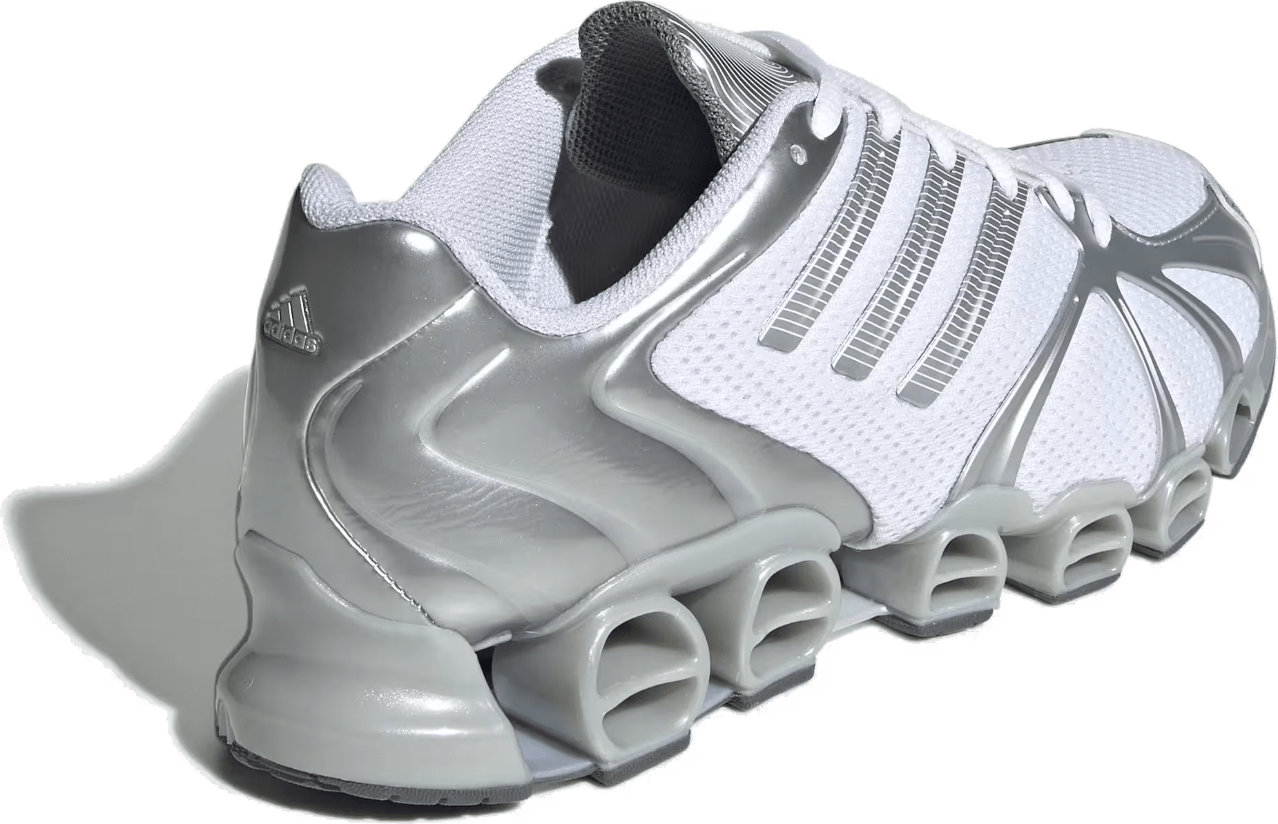 adidas Mega Ghostride Cloud White Silver Metallic Matte Silver (Women's)