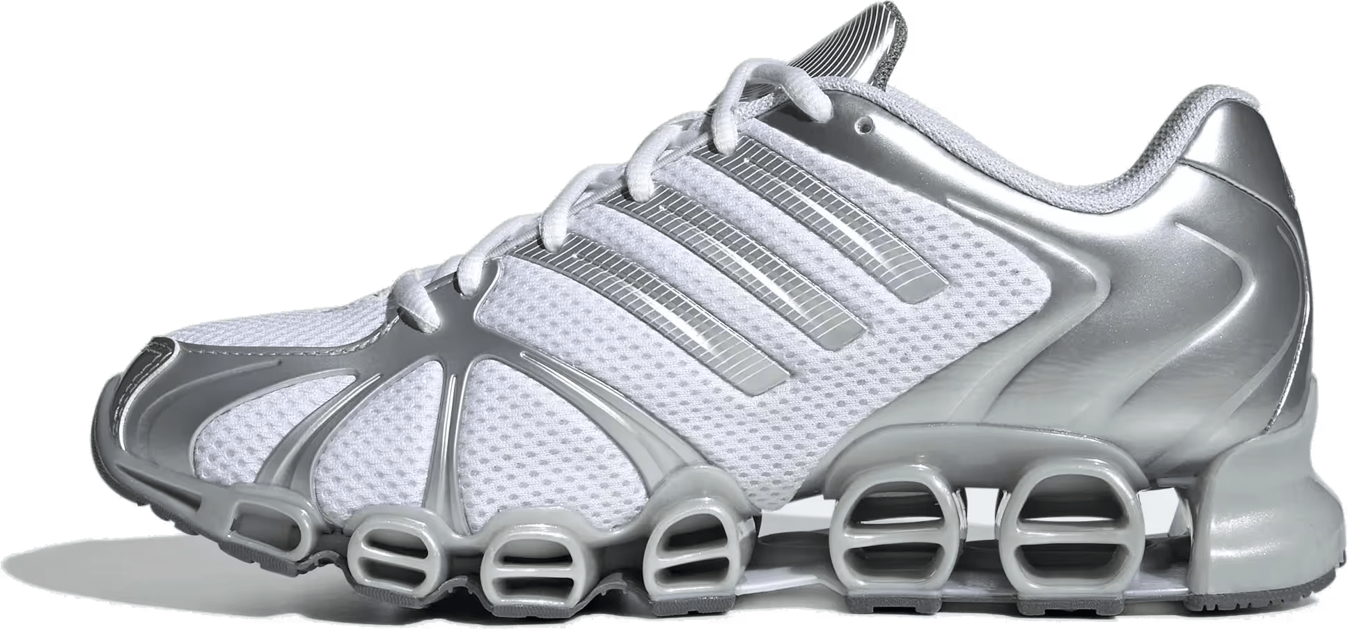 adidas Mega Ghostride Cloud White Silver Metallic Matte Silver (Women's)