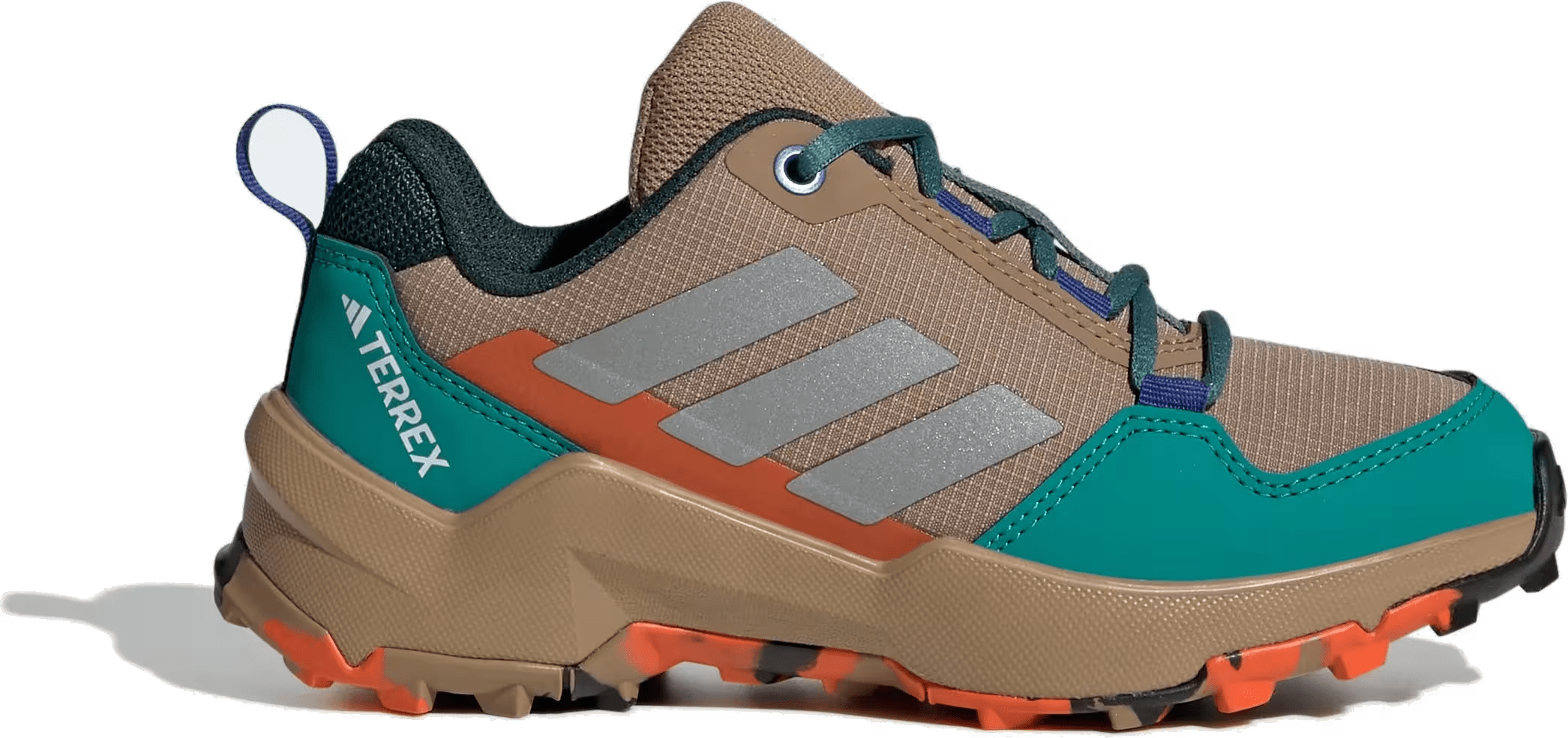 adidas Terrex AX4R Cardboard Matte Silver Pure Teal (GS)