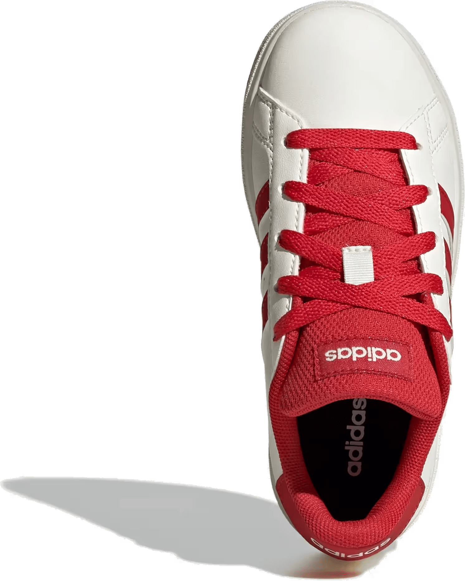 adidas Grand Court Lifestyle Off White Collegiate Red Core Black (GS)