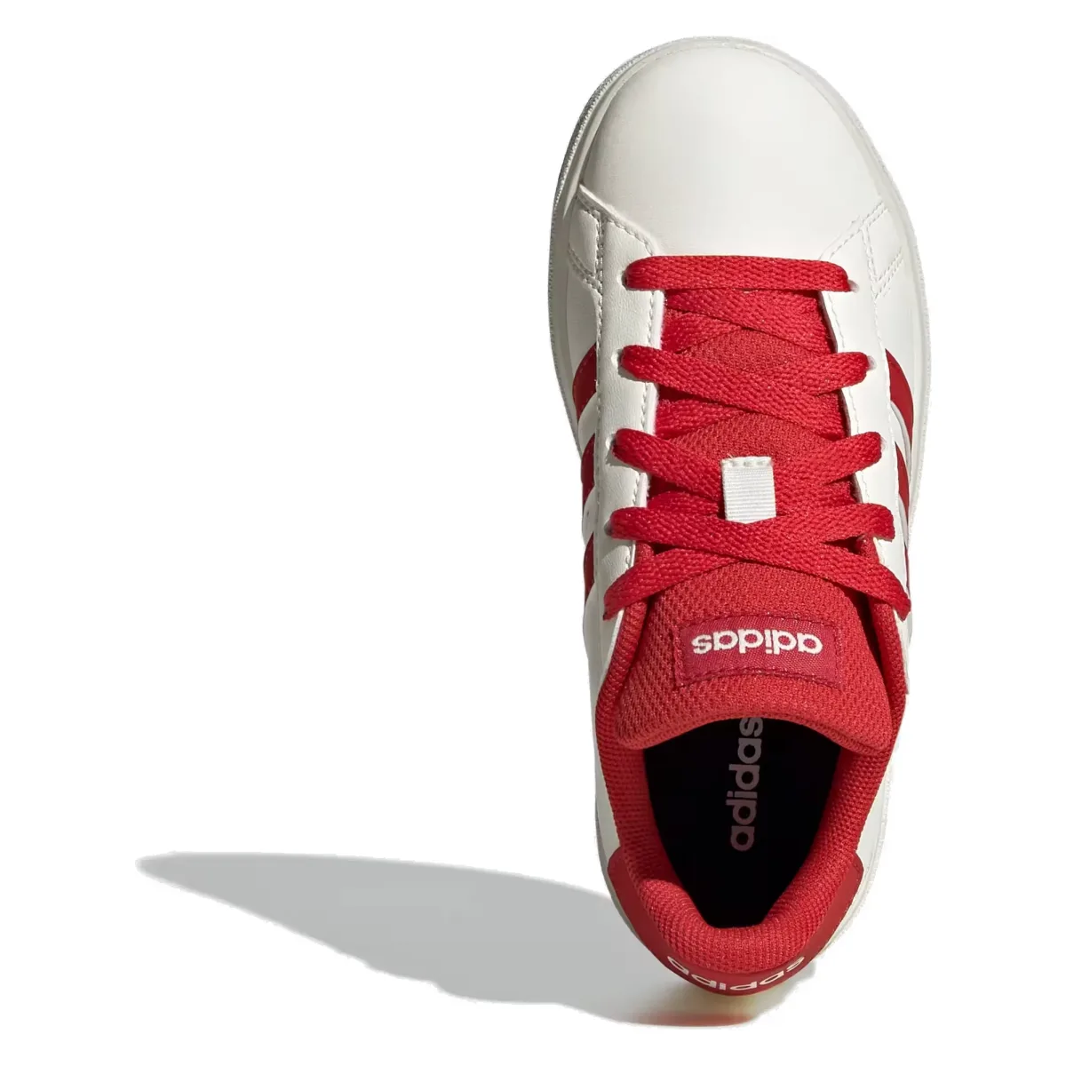 adidas Grand Court Lifestyle Off White Collegiate Red Core Black (GS)