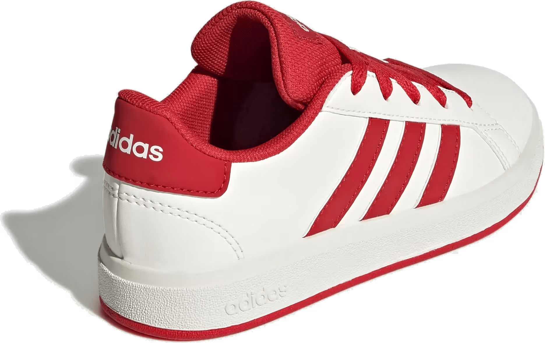 adidas Grand Court Lifestyle Off White Collegiate Red Core Black (GS)