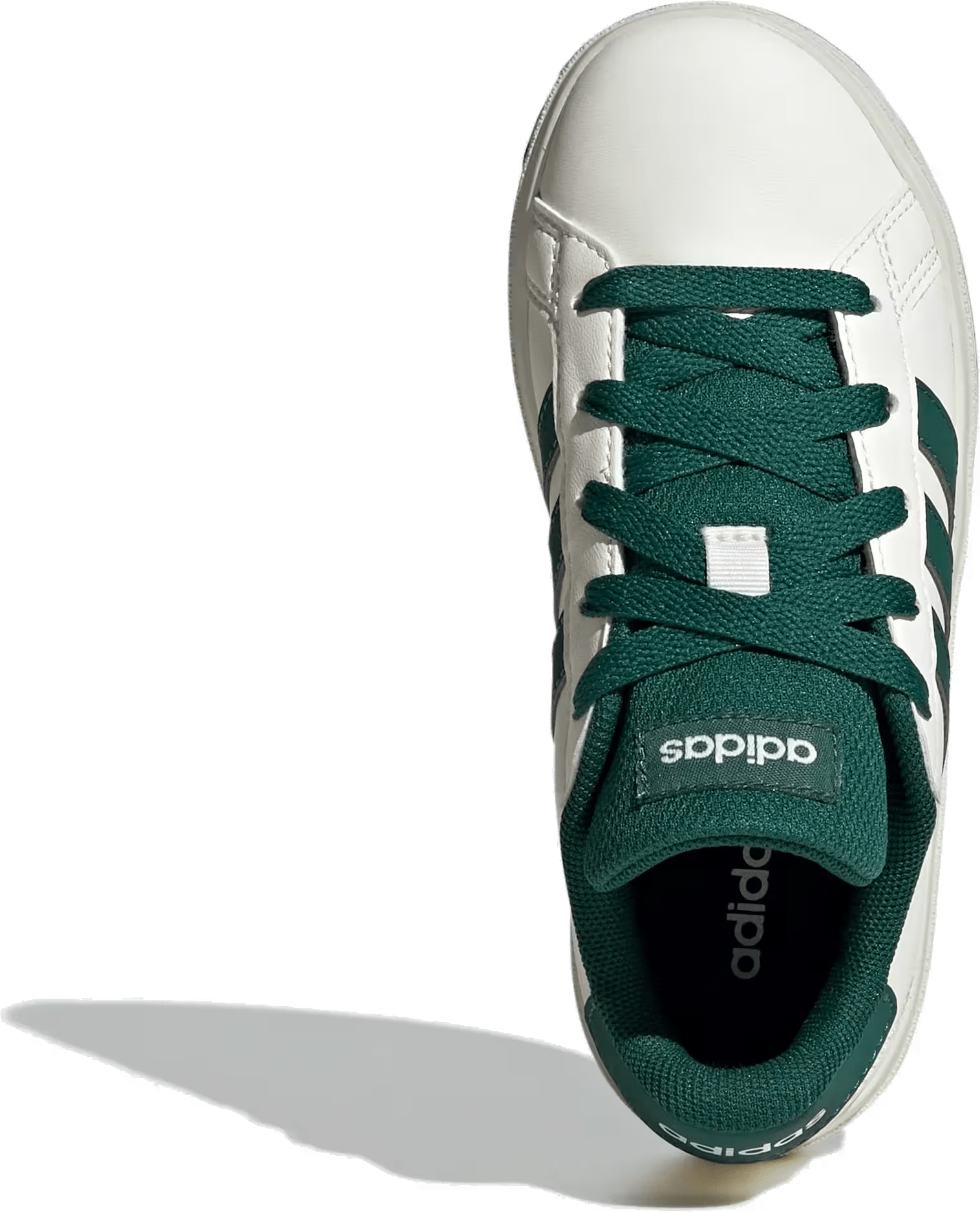 adidas Grand Court Lifestyle Off White Collegiate Green Core Black (GS)