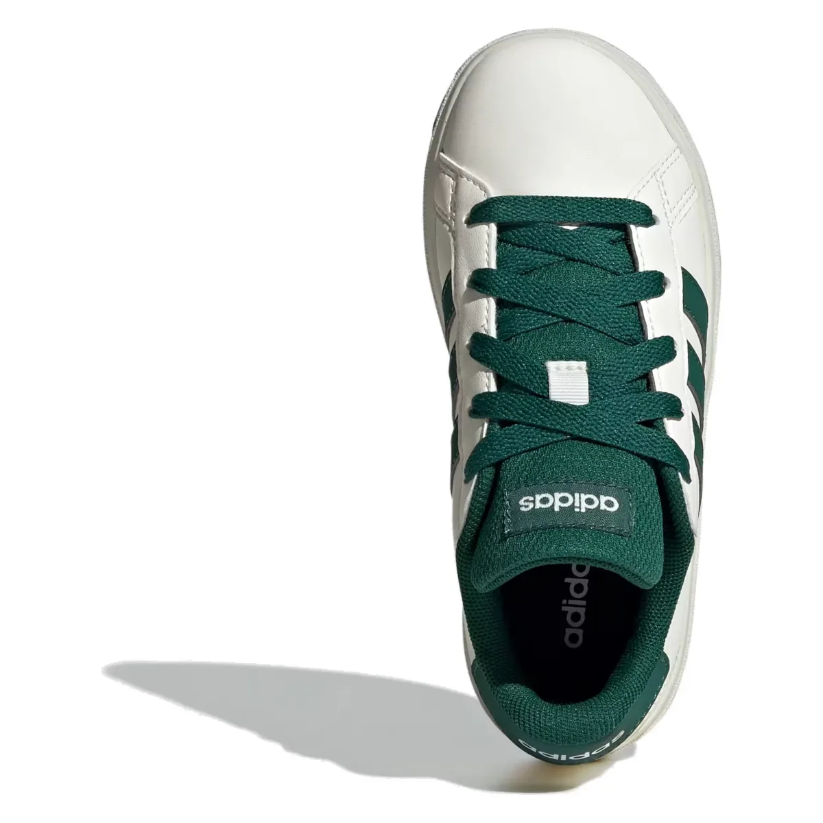 adidas Grand Court Lifestyle Off White Collegiate Green Core Black (GS)