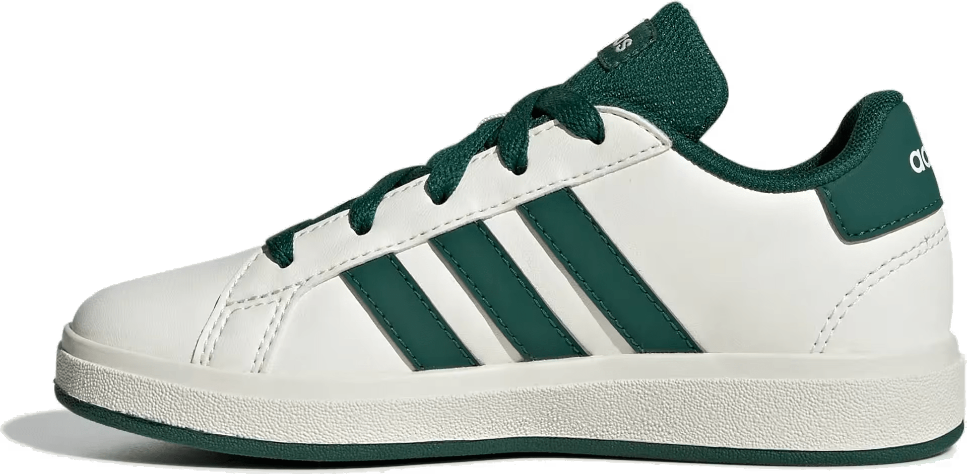 adidas Grand Court Lifestyle Off White Collegiate Green Core Black (GS)