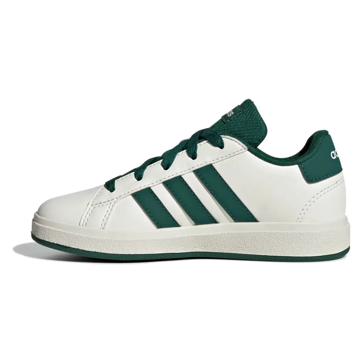 adidas Grand Court Lifestyle Off White Collegiate Green Core Black (GS)