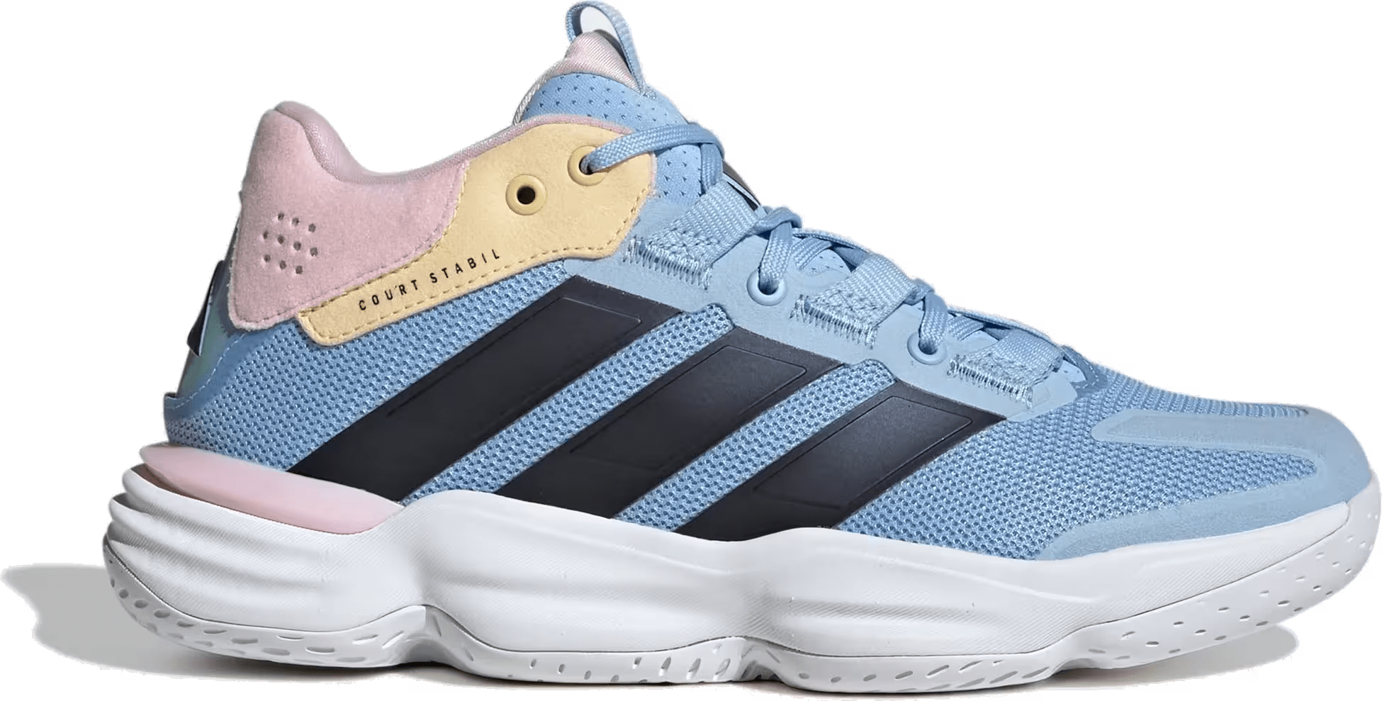 adidas Court Stabil Indoor White Bright Royal (Women's)