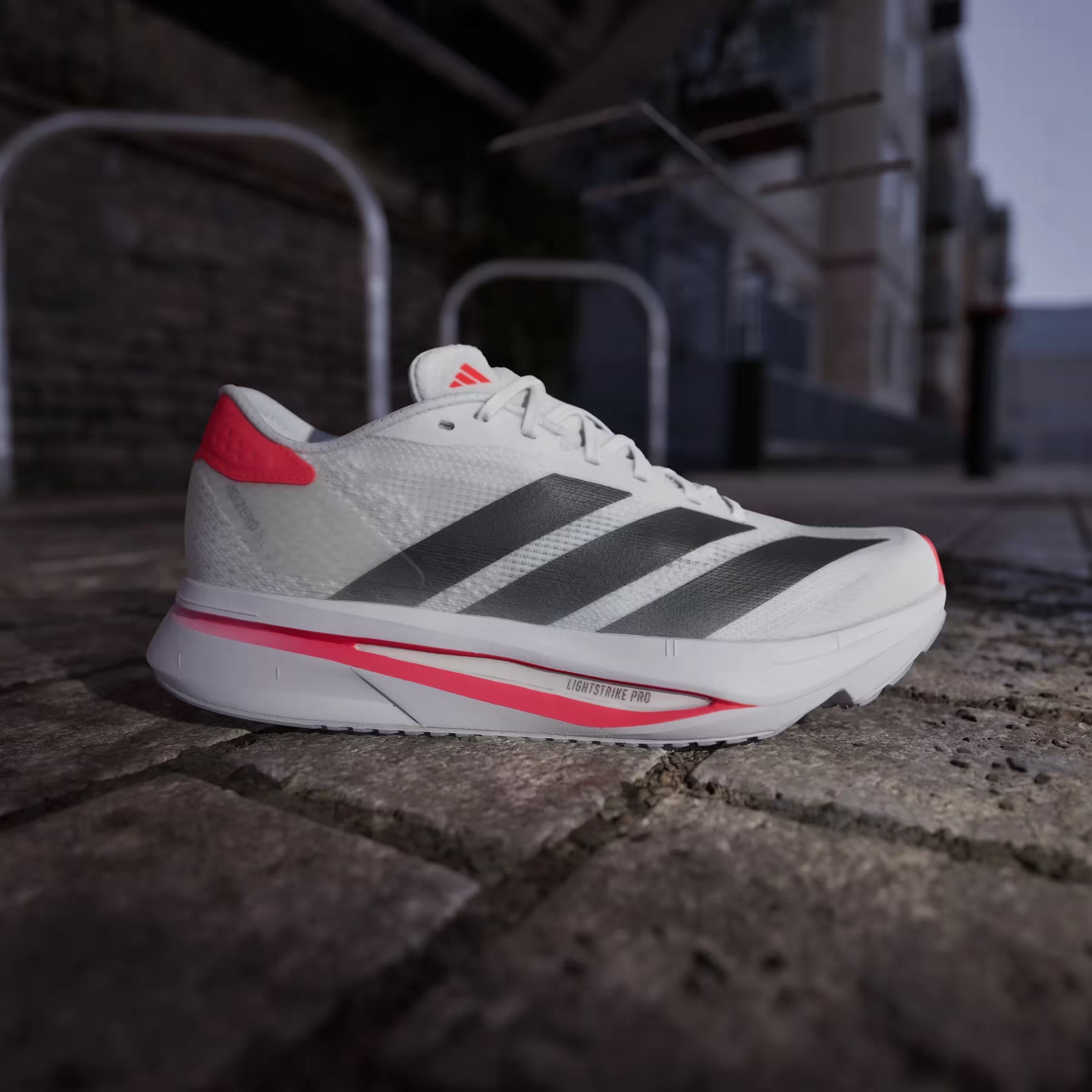 adidas Adizero SL2 Cloud White Core Black Lucid Red (Women's)