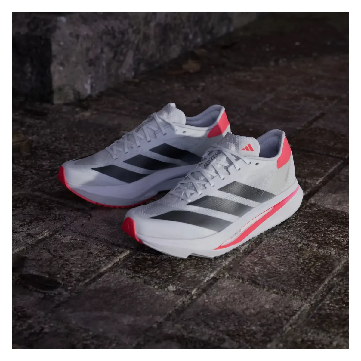 adidas Adizero SL2 Cloud White Core Black Lucid Red (Women's)