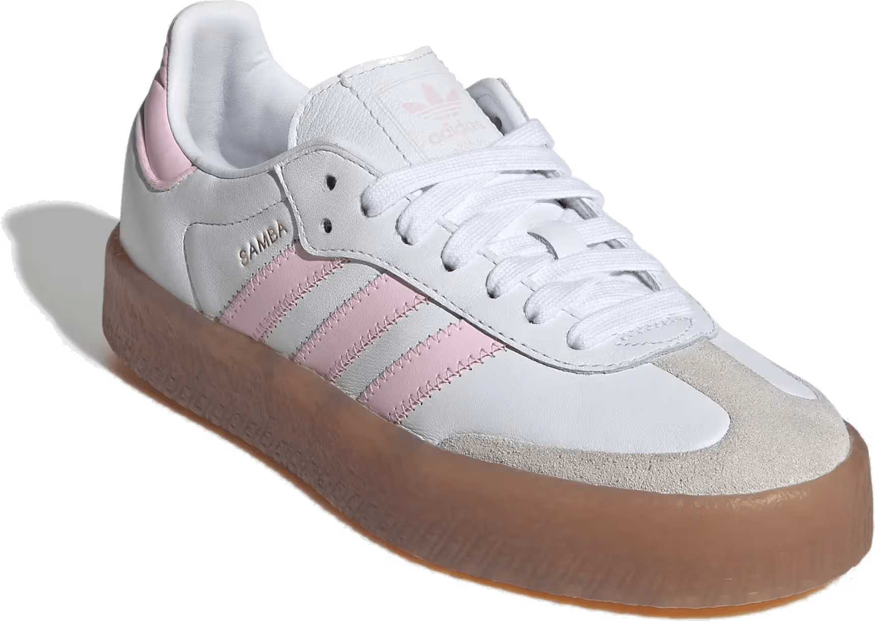 adidas Sambae Cloud White Clear Pink Gold Metallic (GS)