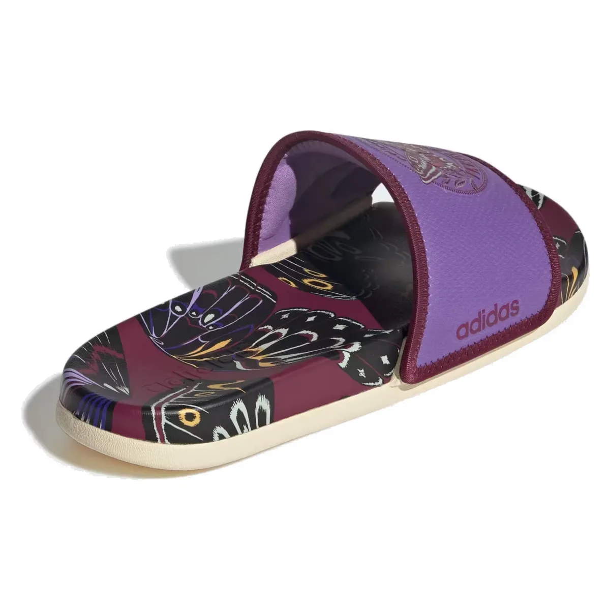 adidas Adilette Comfort Slides Purple Warm Vanilla (Women's)