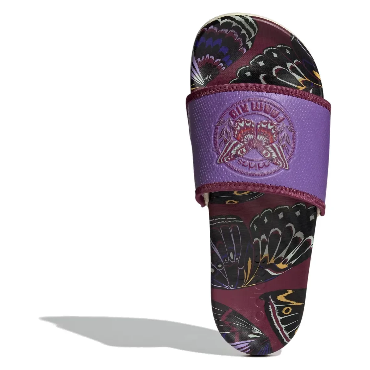 adidas Adilette Comfort Slides Purple Warm Vanilla (Women's)