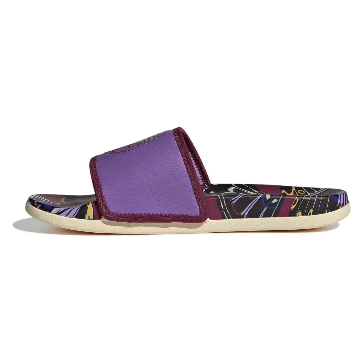 adidas Adilette Comfort Slides Purple Warm Vanilla (Women's)