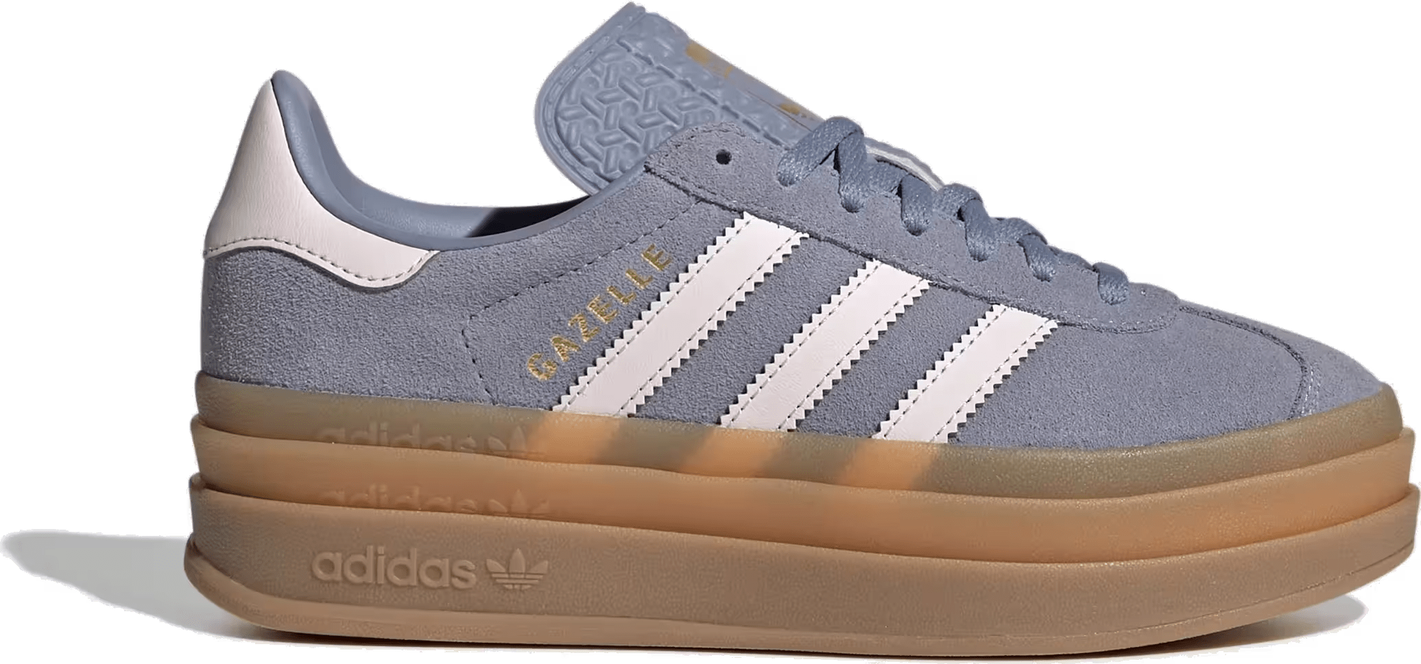 adidas Gazelle Bold Silver Violet Almost Pink Gum (GS)