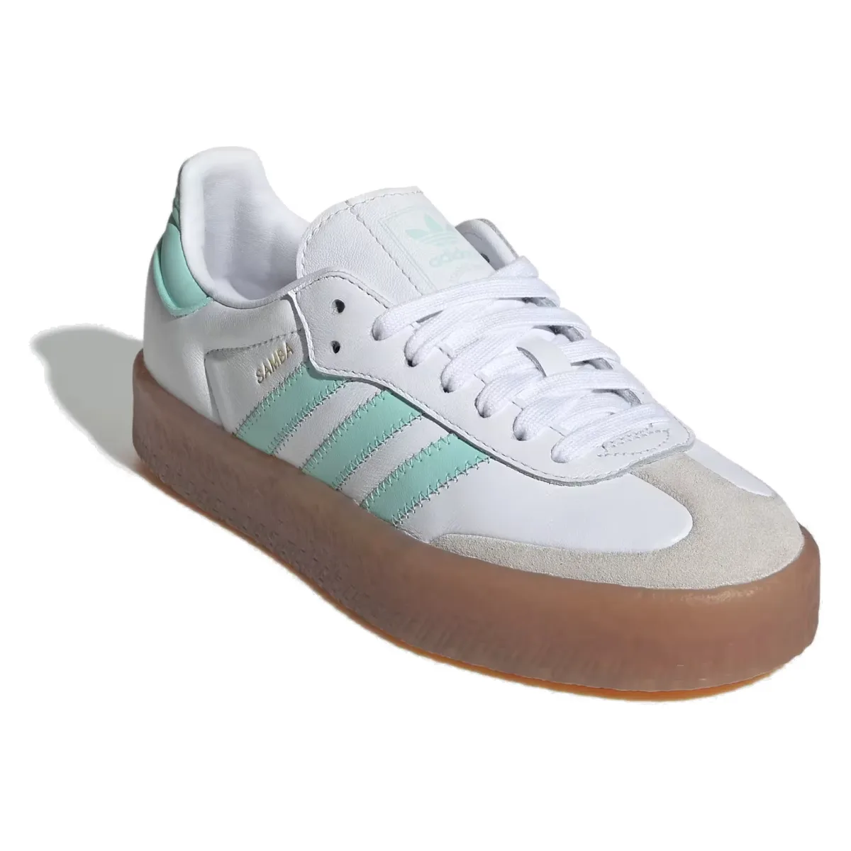 adidas Sambae Cloud White Clear Mint Gold Metallic (GS)