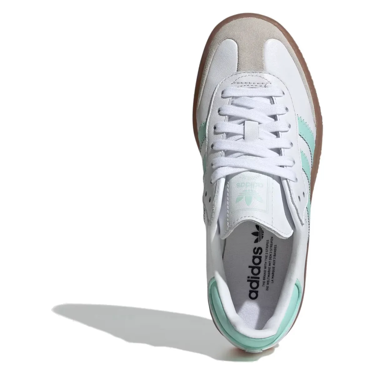 adidas Sambae Cloud White Clear Mint Gold Metallic (GS)