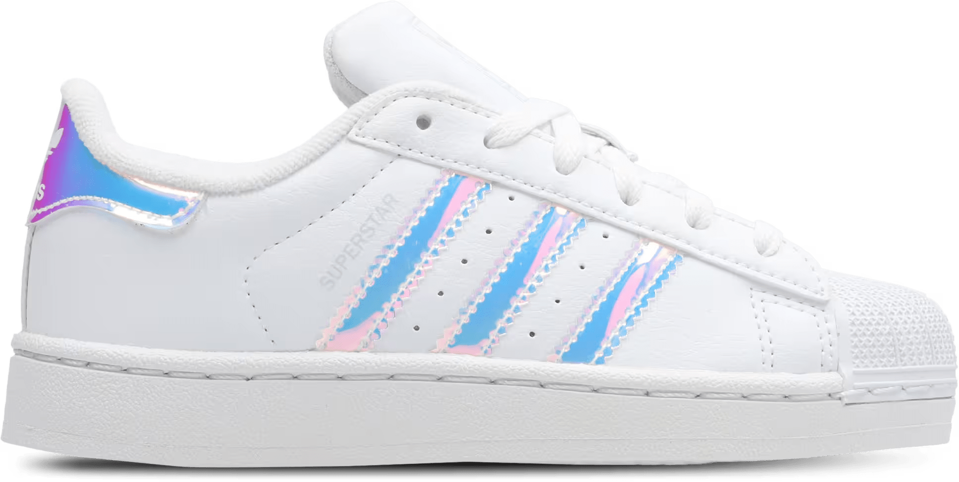 adidas Superstar II White Iridescent Stripes (PS)
