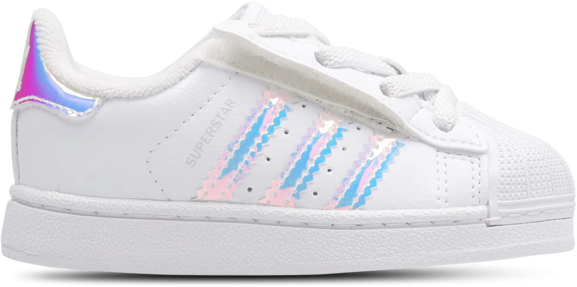 adidas Superstar II Comfort Closure White Iridescent Stripes (TD)