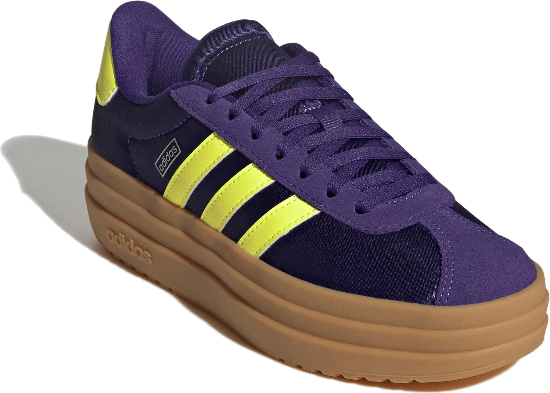 adidas VL Court Bold Collegiate Purple Hi-Res Yellow (GS)