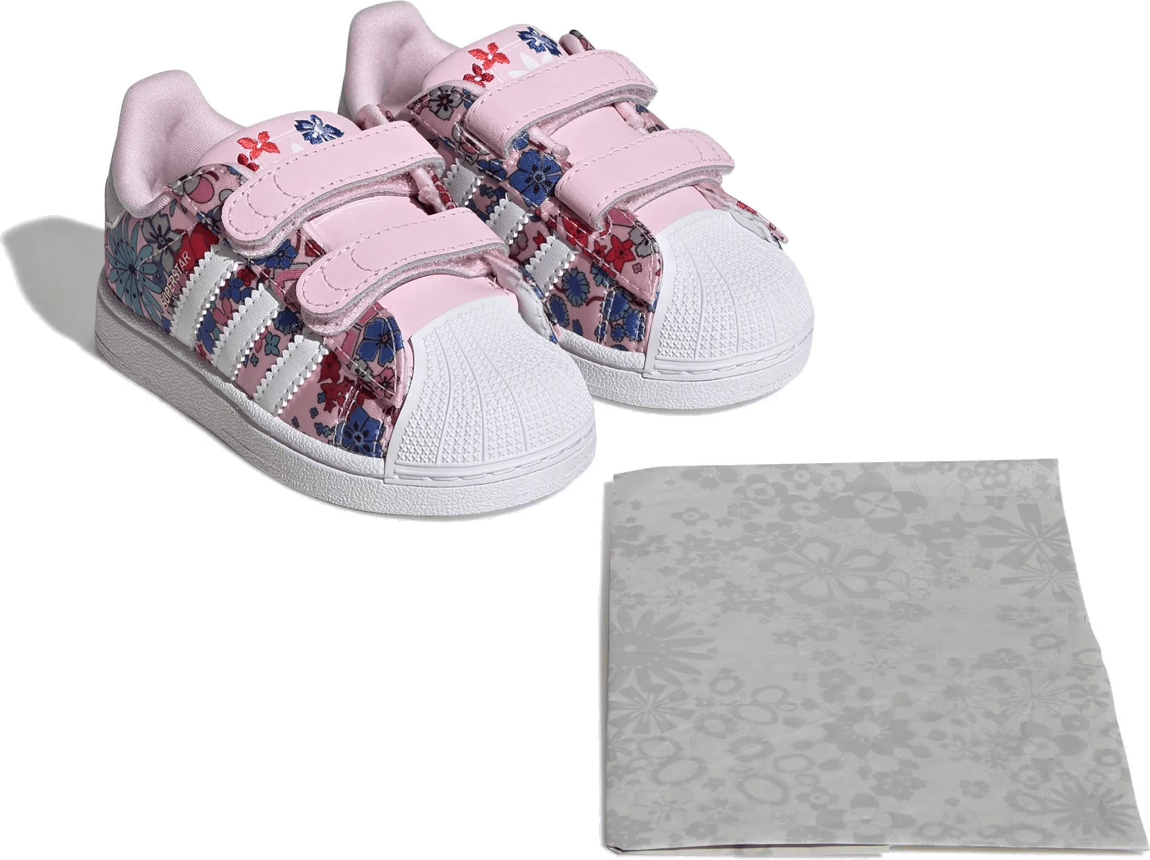 Liberty London x Adidas SuperStar II TD Comfort Closure "Clear Floral Pink"