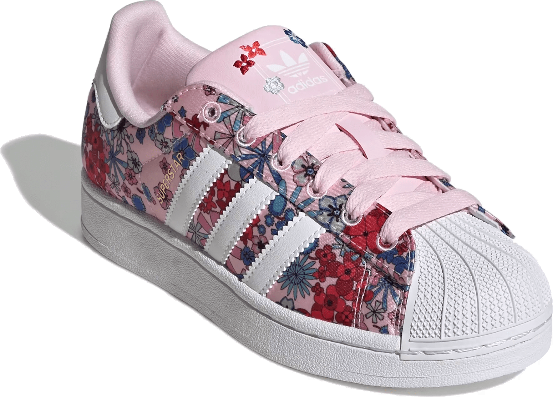 Liberty London x Adidas SuperStar II GS "Clear Floral Pink"